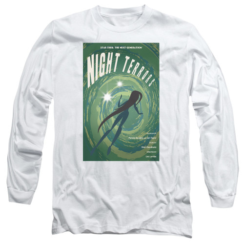 Image for Star Trek the Next Generation Juan Ortiz Episode Poster Long Sleeve Shirt - Season 4 Ep. 17 Night Terrors