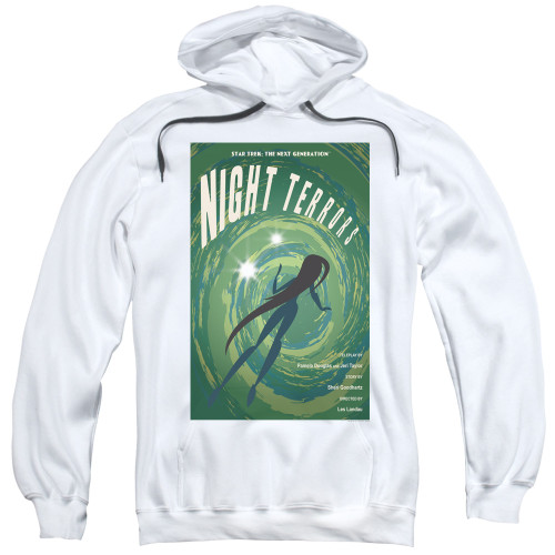 Image for Star Trek the Next Generation Juan Ortiz Episode Poster Hoodie - Season 4 Ep. 17 Night Terrors