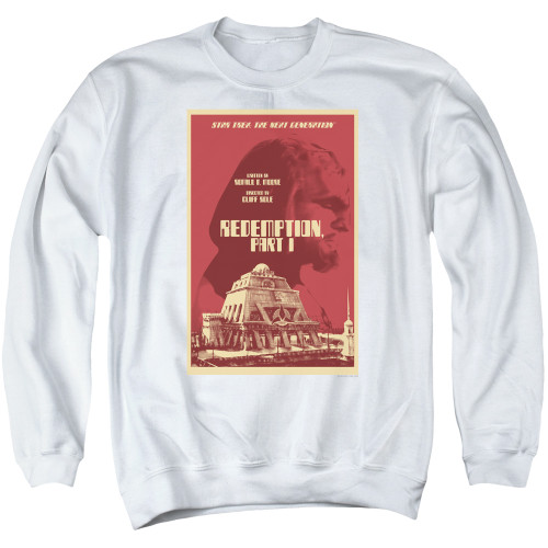 Image for Star Trek the Next Generation Juan Ortiz Episode Poster Crewneck - Season 4 Ep. 26 Redemption Part I