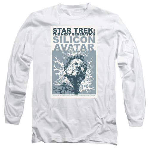 Image for Star Trek the Next Generation Juan Ortiz Episode Poster Long Sleeve Shirt - Season 5 Ep. 4 Silicon Avatar
