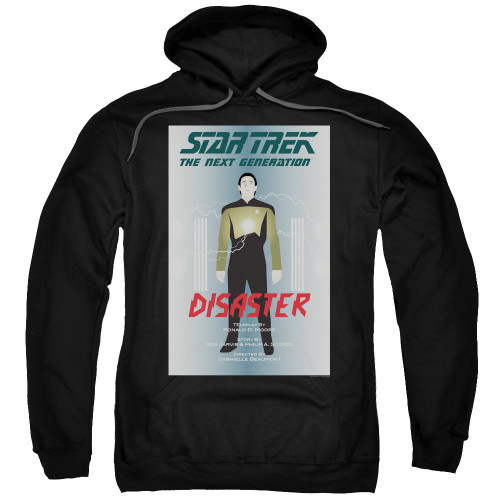 Image for Star Trek the Next Generation Juan Ortiz Episode Poster Hoodie - Season 5 Ep. 5 Disaster on Black