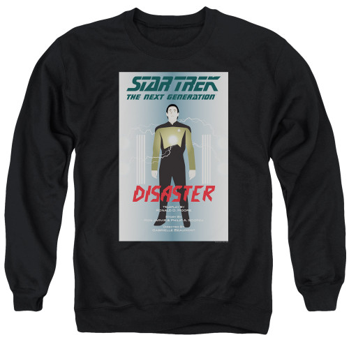 Image for Star Trek the Next Generation Juan Ortiz Episode Poster Crewneck - Season 5 Ep. 5 Disaster on Black