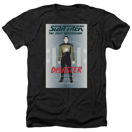 Image for Star Trek the Next Generation Juan Ortiz Episode Poster Heather T-Shirt - Season 5 Ep. 5 Disaster on Black