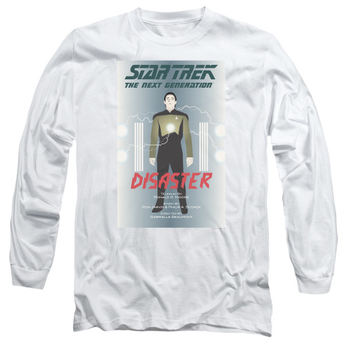 Image for Star Trek the Next Generation Juan Ortiz Episode Poster Long Sleeve Shirt - Season 5 Ep. 5 Disaster