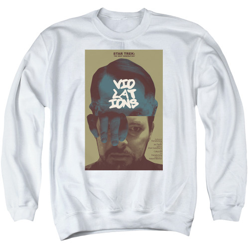 Image for Star Trek the Next Generation Juan Ortiz Episode Poster Crewneck - Season 5 Ep. 12 Violations