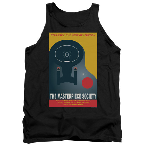 Image for Star Trek the Next Generation Juan Ortiz Episode Poster Tank Top - Season 5 Ep. 13 the Masterpiece Society on Black