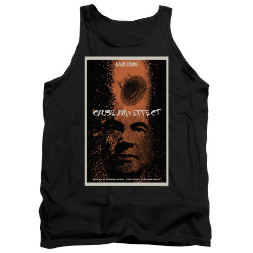 Image for Star Trek the Next Generation Juan Ortiz Episode Poster Tank Top - Season 5 Ep. 18 Cause and Effect on Black