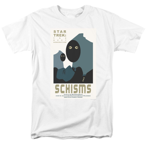 Image for Star Trek the Next Generation Juan Ortiz Episode Poster T-Shirt - Season 6 Ep. 5 Schisms