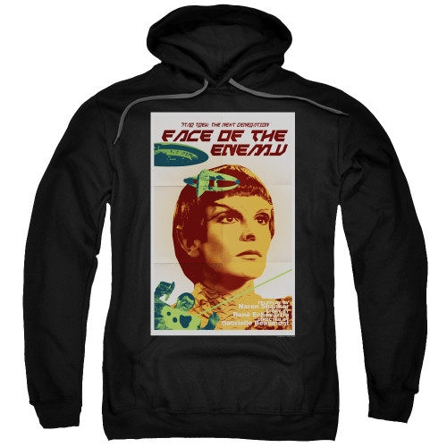 Image for Star Trek the Next Generation Juan Ortiz Episode Poster Hoodie - Season 6 Ep. 14 Faces of the Enemy on Black