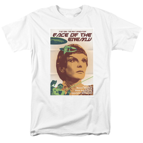 Image for Star Trek the Next Generation Juan Ortiz Episode Poster T-Shirt - Season 6 Ep. 14 Faces of the Enemy