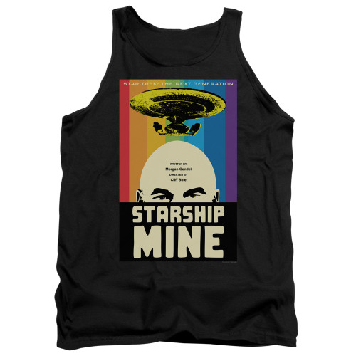 Image for Star Trek the Next Generation Juan Ortiz Episode Poster Tank Top - Season 6 Ep. 18 Starship Mine on Black