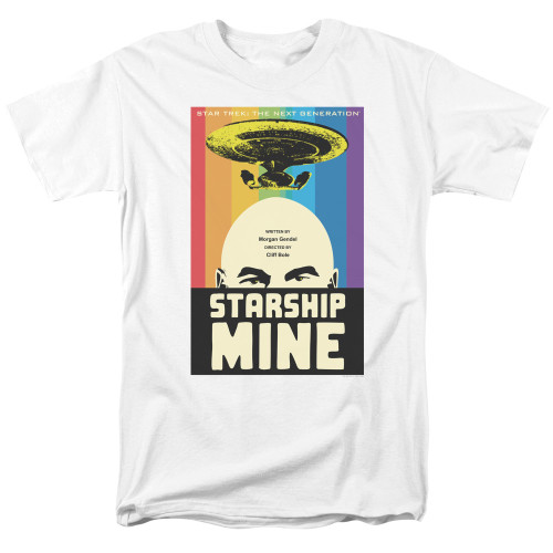 Image for Star Trek the Next Generation Juan Ortiz Episode Poster T-Shirt - Season 6 Ep. 18 Starship Mine