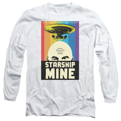 Image for Star Trek the Next Generation Juan Ortiz Episode Poster Long Sleeve Shirt - Season 6 Ep. 18 Starship Mine