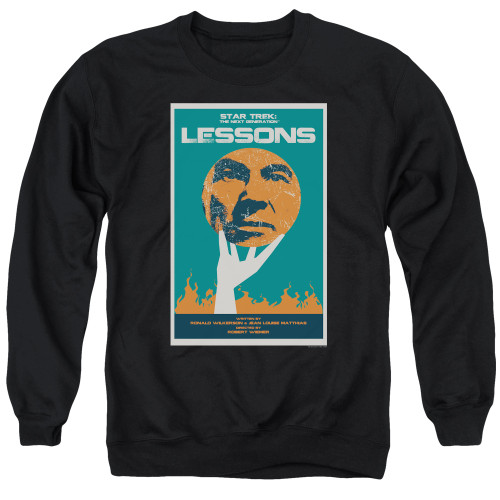 Image for Star Trek the Next Generation Juan Ortiz Episode Poster Crewneck - Season 6 Ep. 19 Lessons on Black