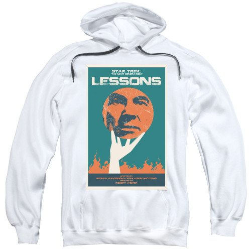 Image for Star Trek the Next Generation Juan Ortiz Episode Poster Hoodie - Season 6 Ep. 19 Lessons