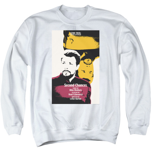 Image for Star Trek the Next Generation Juan Ortiz Episode Poster Crewneck - Season 6 Ep. 24 Second Chances