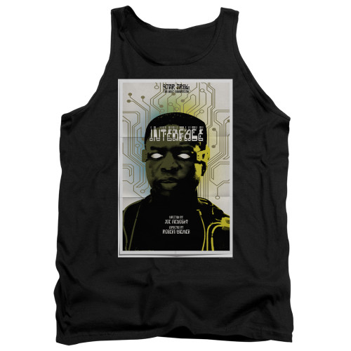 Image for Star Trek the Next Generation Juan Ortiz Episode Poster Tank Top - Season 7 Ep. 3 Interface on Black