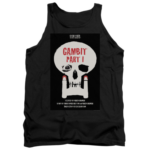 Image for Star Trek the Next Generation Juan Ortiz Episode Poster Tank Top - Season 7 Ep. 4 Gambit on Black