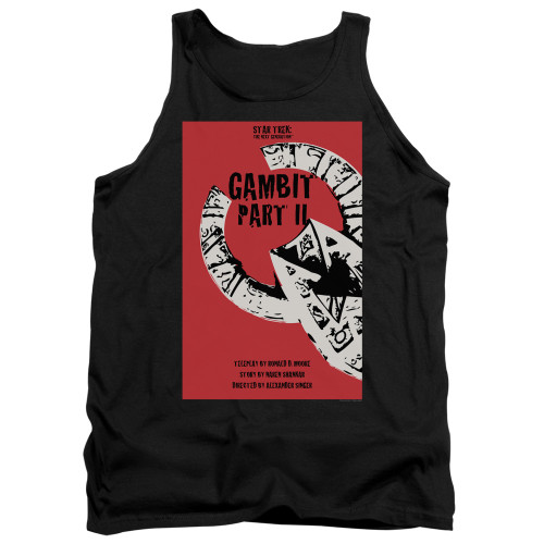 Image for Star Trek the Next Generation Juan Ortiz Episode Poster Tank Top - Season 7 Ep. 5 Gambit Part II on Black