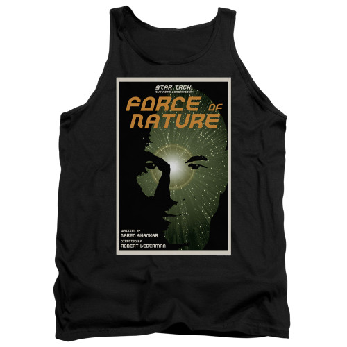 Image for Star Trek the Next Generation Juan Ortiz Episode Poster Tank Top - Season 7 Ep. 9 Force of Nature on Black