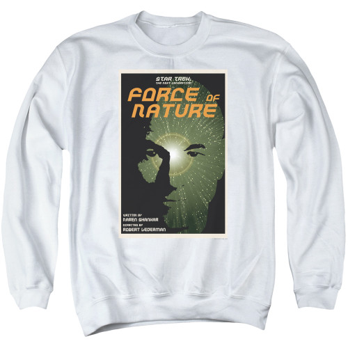 Image for Star Trek the Next Generation Juan Ortiz Episode Poster Crewneck - Season 7 Ep. 9 Force of Nature