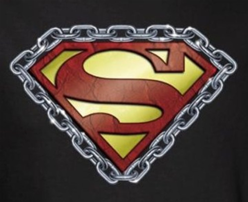 Superman T-Shirt - Chained Shield Logo