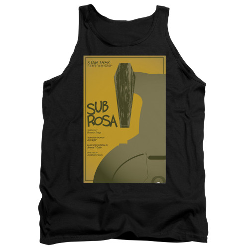 Image for Star Trek the Next Generation Juan Ortiz Episode Poster Tank Top - Season 7 Ep. 14 Homeward on Black