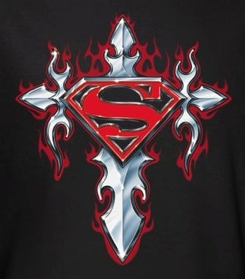 Superman T-Shirt - Gothic Steel Logo