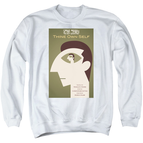 Image for Star Trek the Next Generation Juan Ortiz Episode Poster Crewneck - Season 7 Ep. 16 Thine Own Self