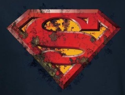 Superman T-Shirt - Rusted Shield Logo