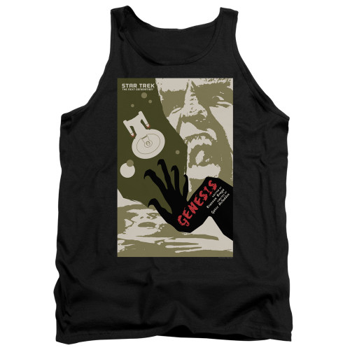 Image for Star Trek the Next Generation Juan Ortiz Episode Poster Tank Top - Season 7 Ep. 19 Genesis on Black