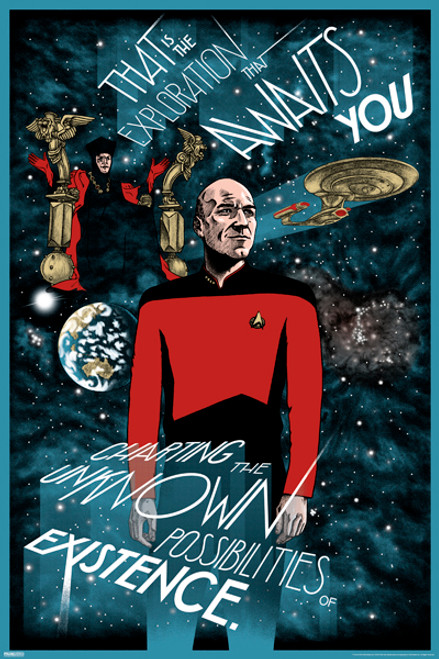 Image for Star Trek Poster - Exploration Await