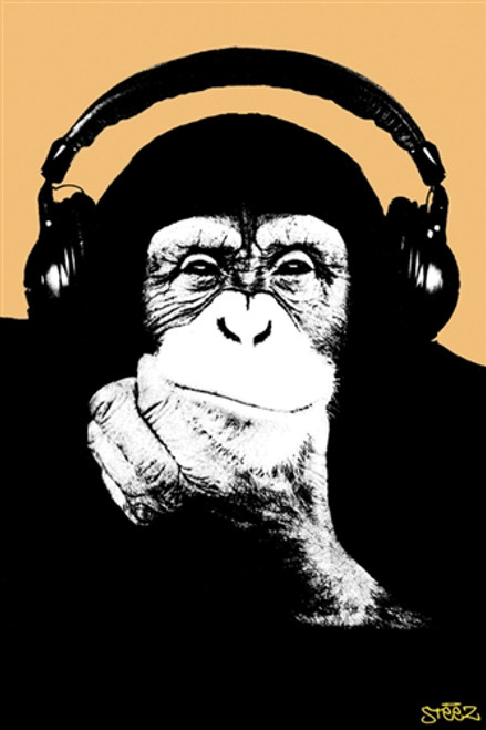 Steez Poster - Headphone Monkey