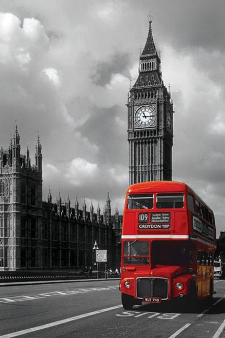 Image for London Poster - Red Bus