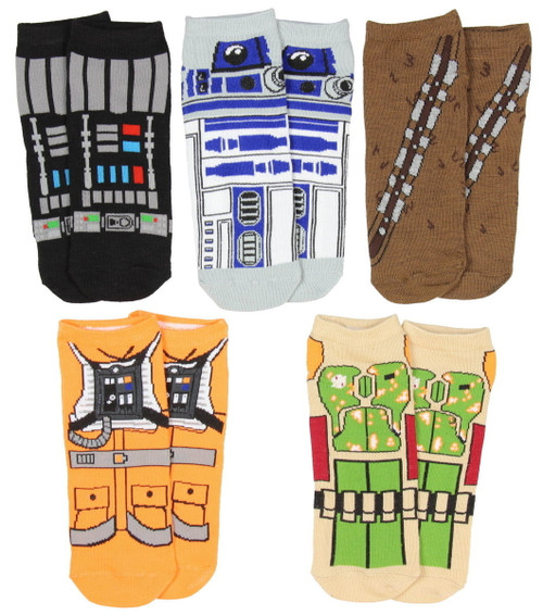 Image for Star Wars Chests 5 Pack Low Cut Socks