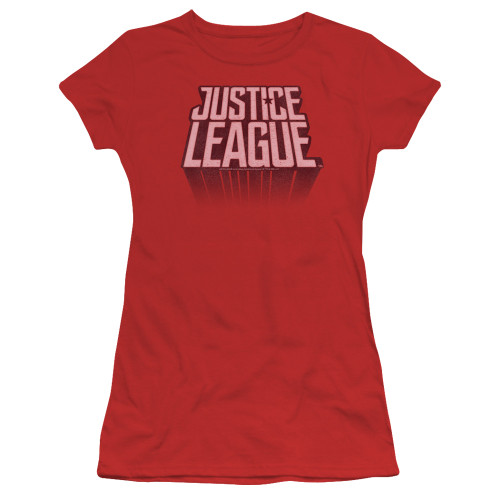 Image for Justice League Movie Girls T-Shirt - League Distressed
