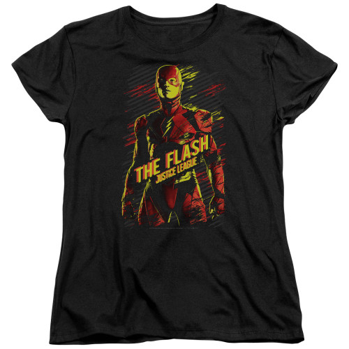 Image for Justice League Movie Womans T-Shirt - the Flash