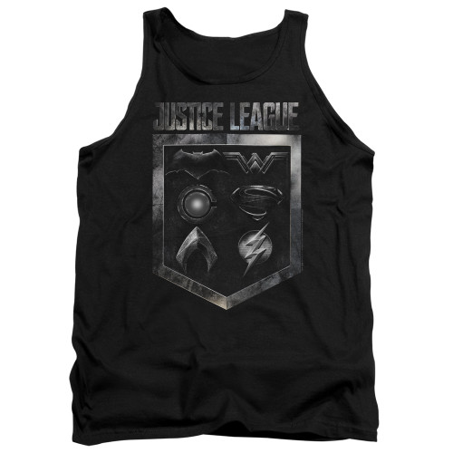 Image for Justice League Movie Tank Top - Shield of Emblems