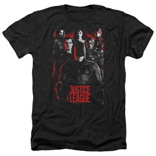 Image for Justice League Movie Heather T-Shirt - Dark League