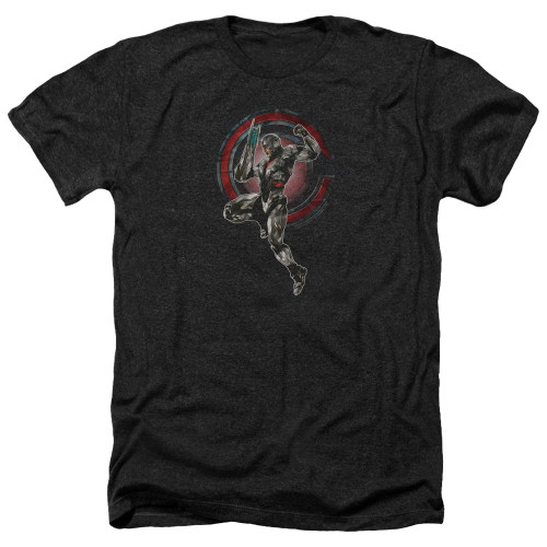 Image for Justice League Movie Heather T-Shirt - Cyborg