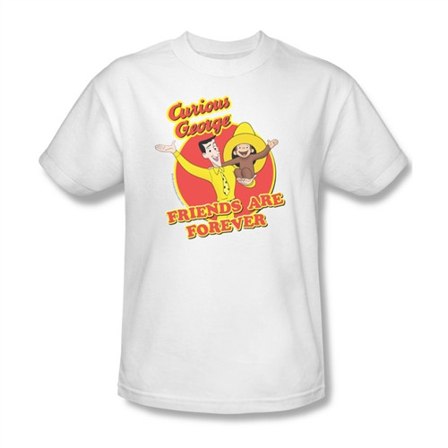 Image Closeup for Curious George Friends are Forever T-Shirt