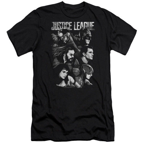 Image for Justice League Movie Premium Canvas Premium Shirt - Pushing Forward