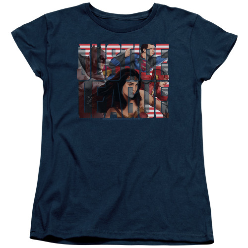 Image for Justice League Movie Womans T-Shirt - Rally