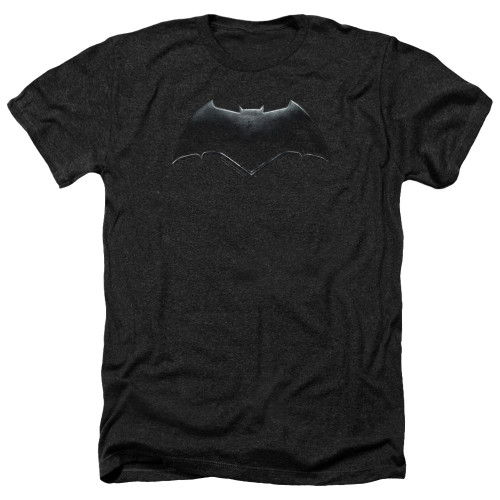 Image for Justice League Movie Heather T-Shirt - Batman Logo
