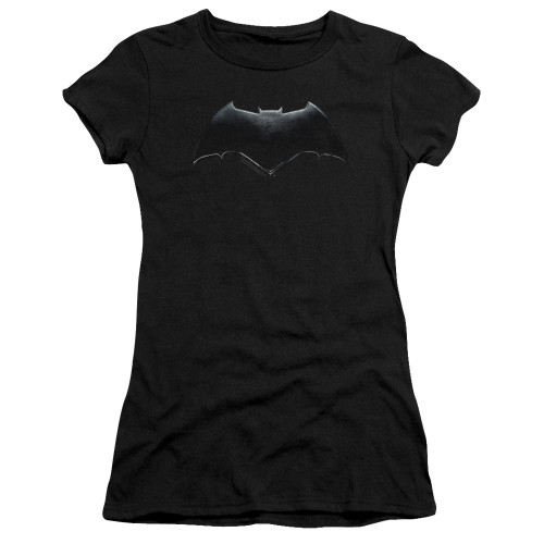 Image for Justice League Movie Girls T-Shirt - Batman Logo