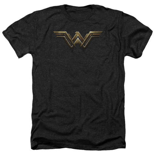 Image for Justice League Movie Heather T-Shirt - Wonder Woman Logo