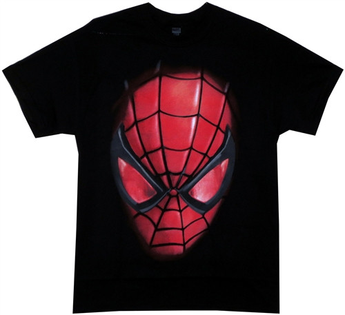 Image Closeup for Spider-Man T-Shirt - Face