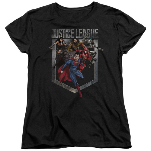 Image for Justice League Movie Womans T-Shirt - Charge