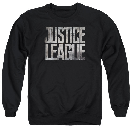 Image for Justice League Movie Crewneck - Metal Logo