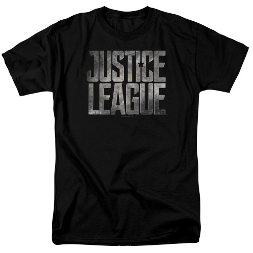 Image for Justice League Movie T-Shirt - Metal Logo